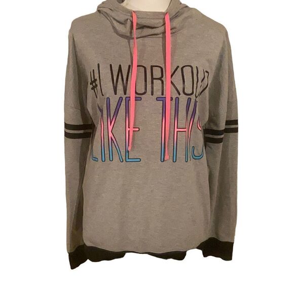 Material Girl Tops - Material Girl #1 Workout Like This Hoodie